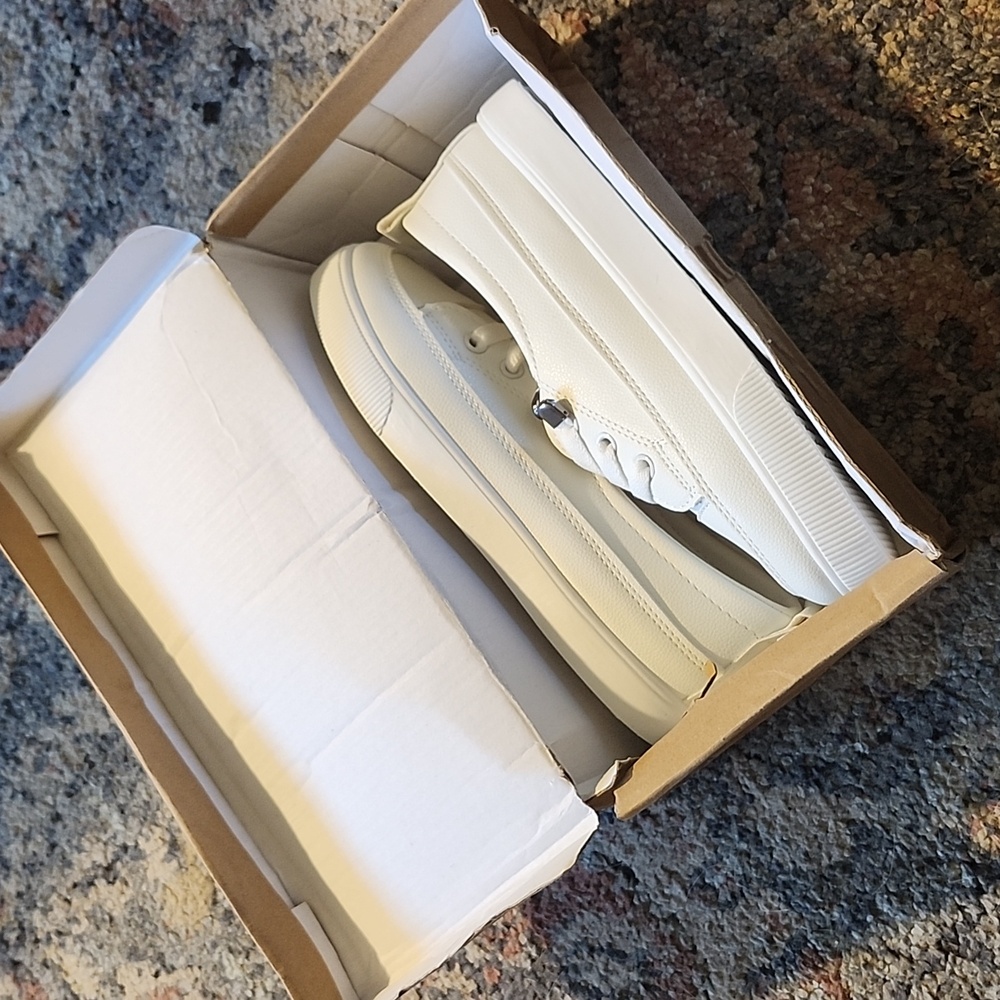 White Slip on sneakers